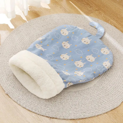 Cama Saco De Dormir Para Gatos Y Mascotas Pequeñas Chiporro Verde