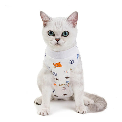 Body Post Operatorio Para Gatos Diseños Variados Talla S