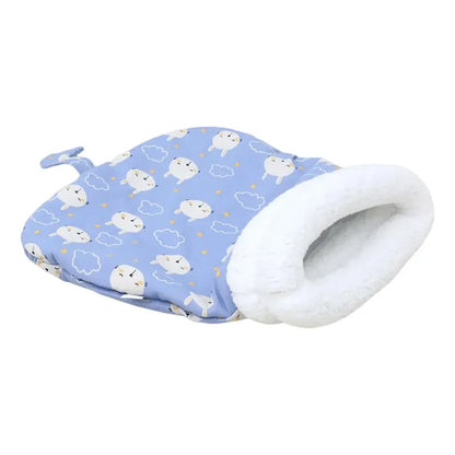 Cama Saco De Dormir Para Gatos Y Mascotas Pequeñas Chiporro Azul