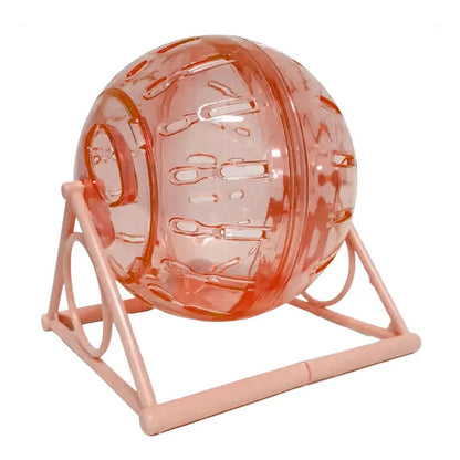 Esfera acrílica con pedestal 18 cm rojo