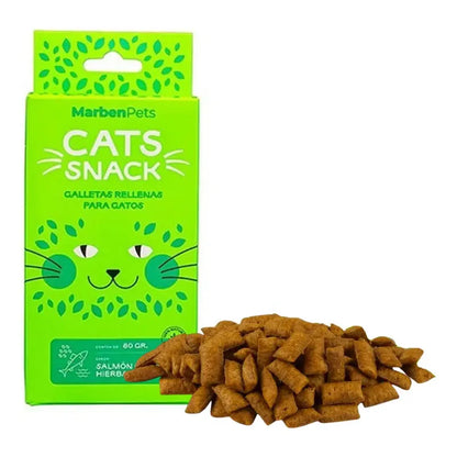 Galletas Para Gatos Cats Snack Rellenas Pack 12 Un