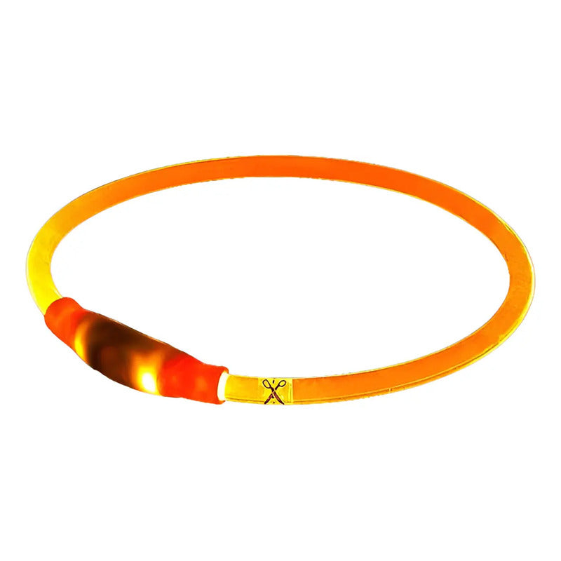 Collar LED recargable talla M