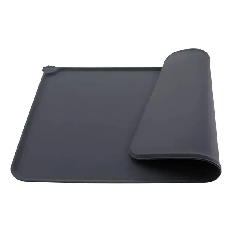 Almohadilla De Silicona Grande Para Platos De Mascotas Azul