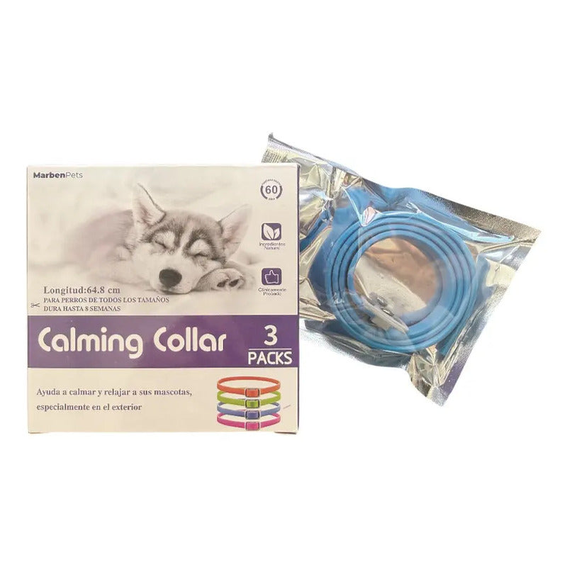 Collares calming pack 3 un rosa