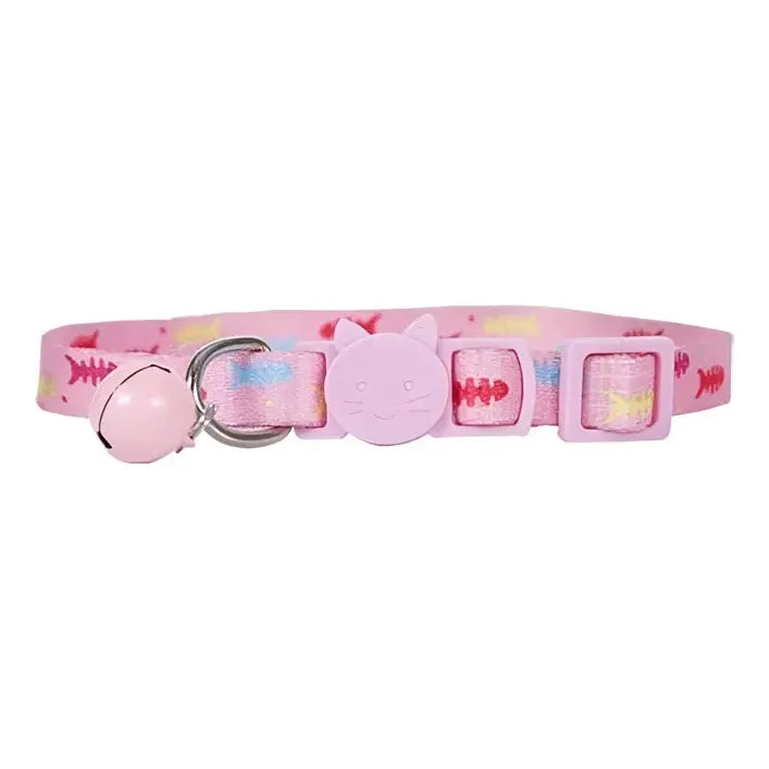 Collar Para Gatos Anti Ahorque Con Diseños