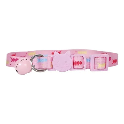 Collar Para Gatos Anti Ahorque Con Diseños
