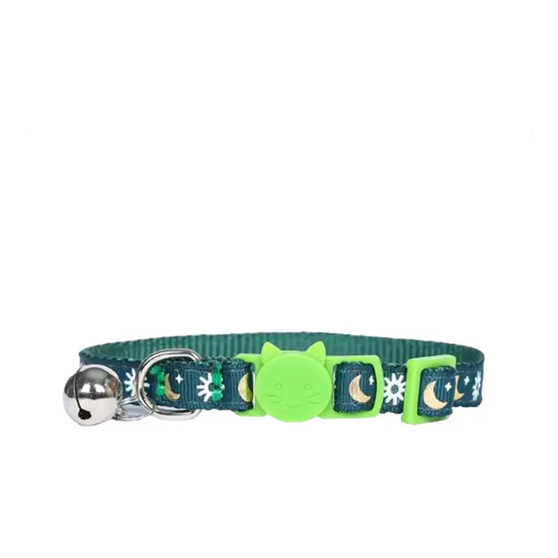 Collar Para Gatos Anti Ahorque Con Diseños