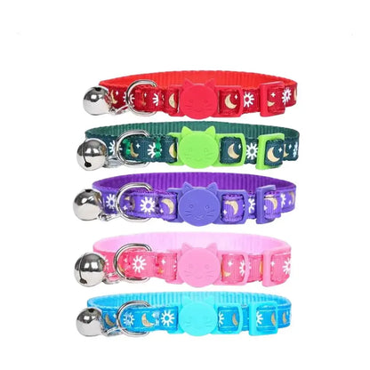 Collar Para Gatos Anti Ahorque Con Diseños