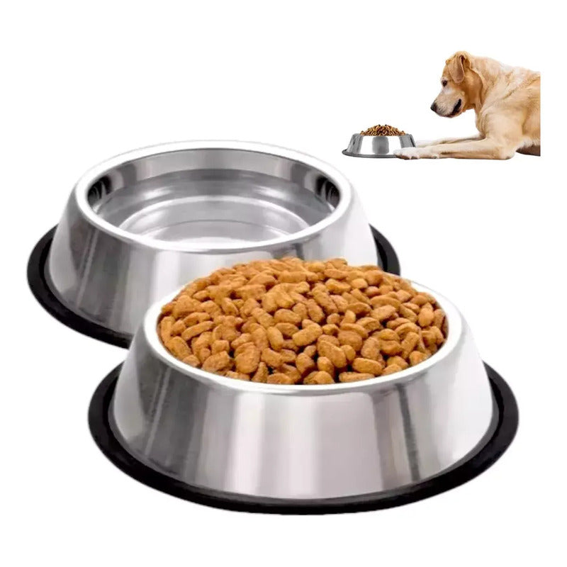 Plato acero inoxidable S