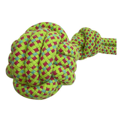 Pelota cuerda con nudo Xl verde