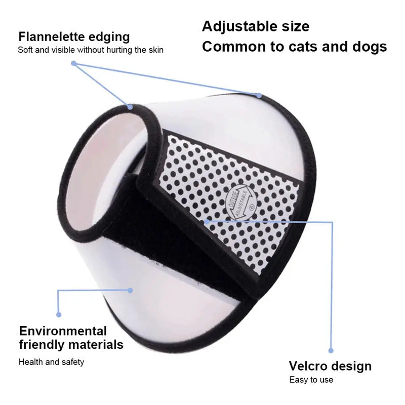 Collar isabelino con velcro 11 cm