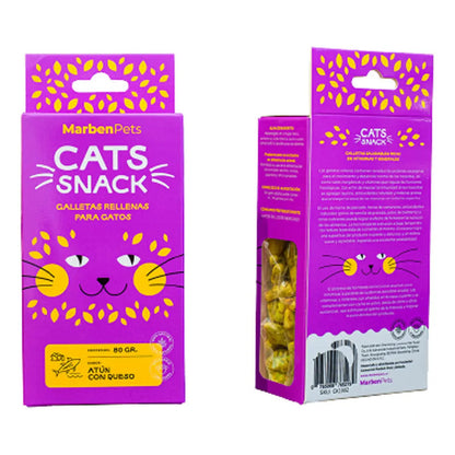 Galletas Para Gatos Cats Snack Rellenas Pack 12 Un