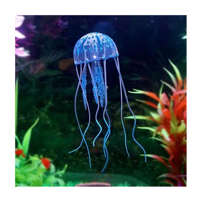 Medusa Artificial Flotante Para Acuarios Decoración Pecera