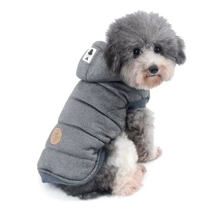 Parka Para Perros Acolchada Winter Talla Xl Gris