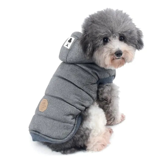 Parka Para Perros Acolchada Winter Talla Xl Gris