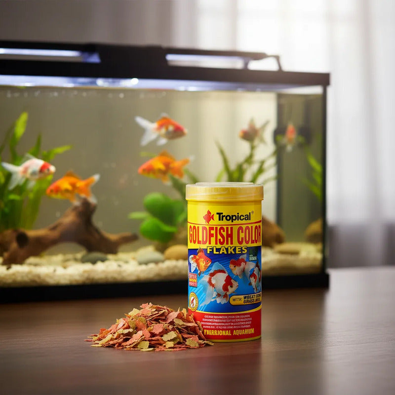 Alimento goldfish color hojuelas 20 Gr