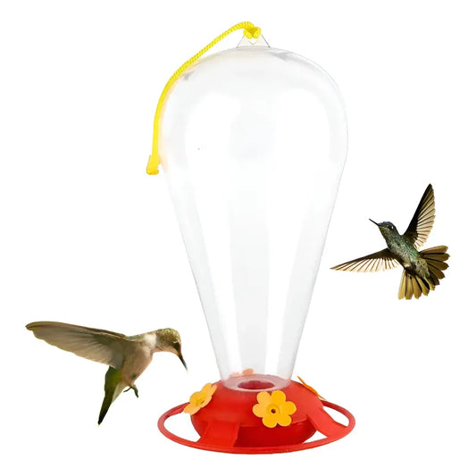 Bebedero colibríes transparente