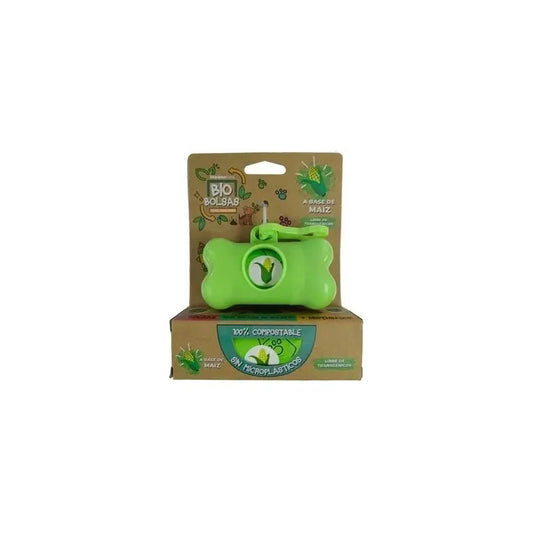 Porta bolsas con bolsas biodegradables