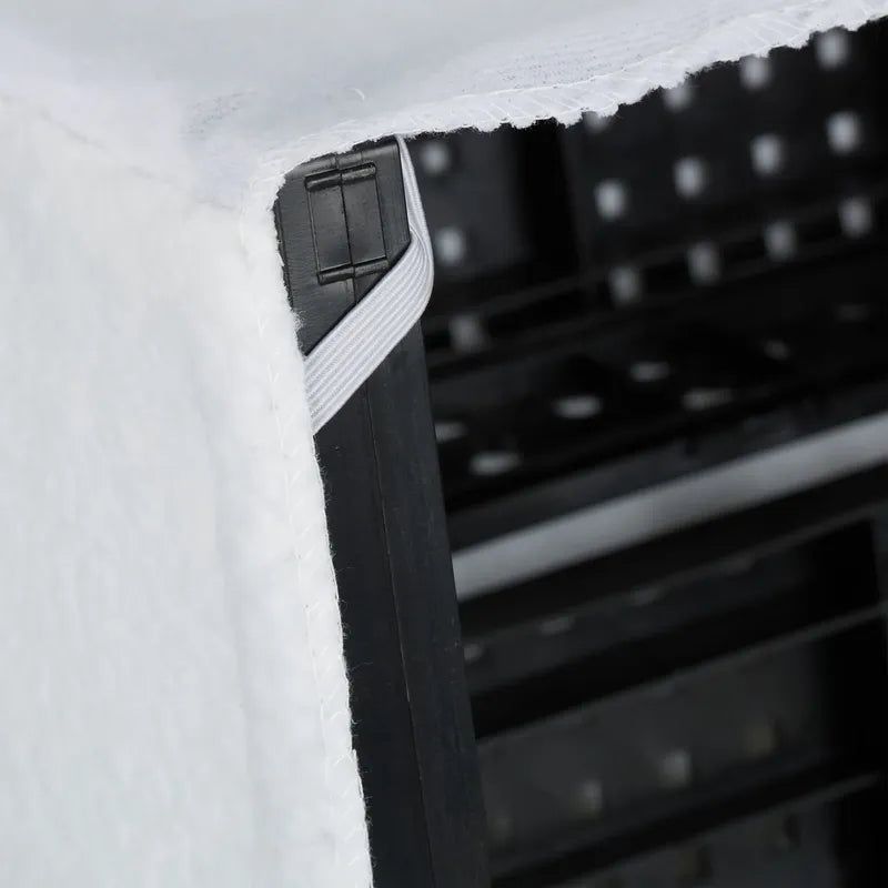 Escalera Para Perros Con Funda 3 Peldaños Blanco