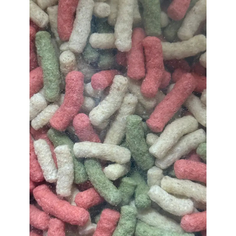 Alimento Pellet Para Peces Tortugas Mixto Tricolor 500 Gr