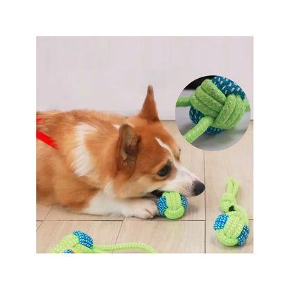 Pelota de nudo para halar