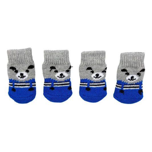 Calcetines talla S azul osito