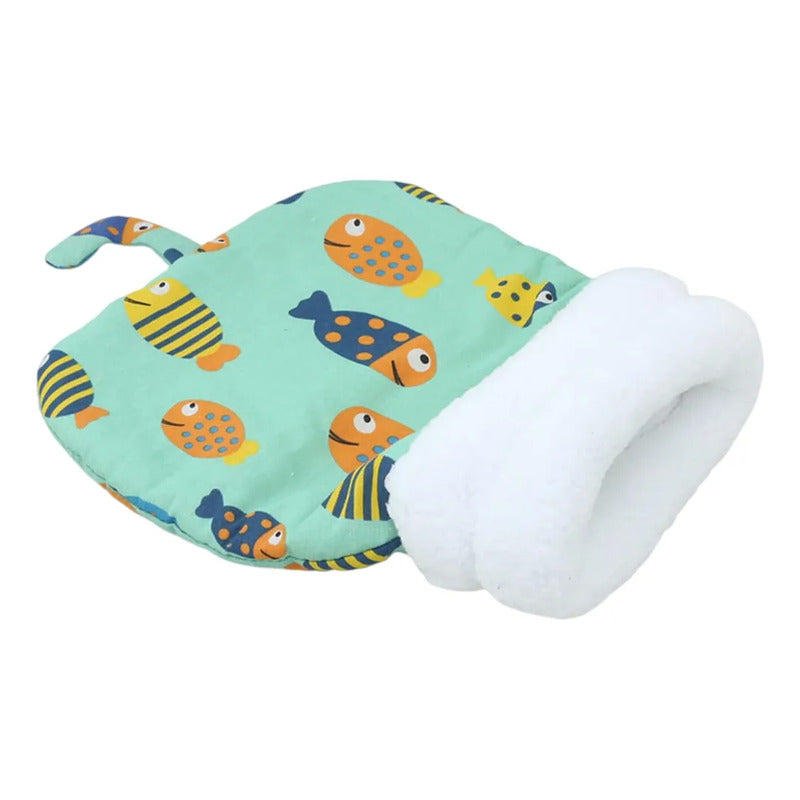 Cama Saco De Dormir Para Gatos Y Mascotas Pequeñas Chiporro Verde