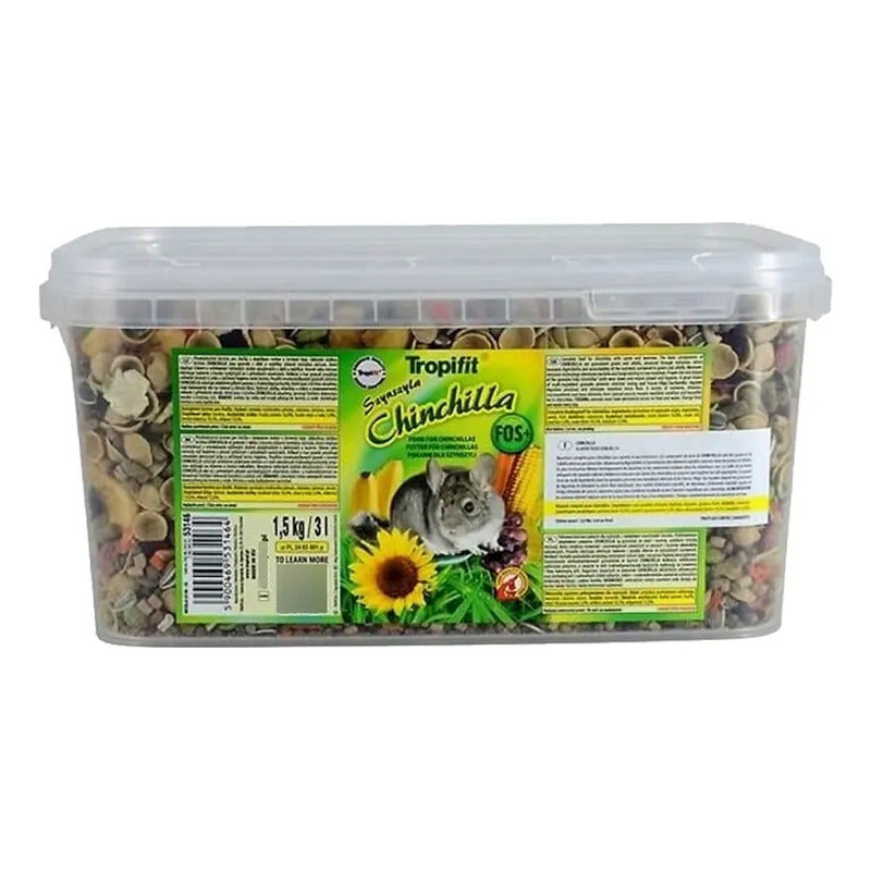 Alimento chinchillas 1,5 Kg Tropifit