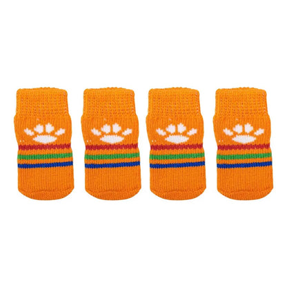 Calcetines Para Perros Y Gatos Talla M Naranja