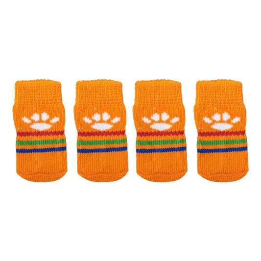 Calcetines Para Perros Y Gatos Talla M Naranja
