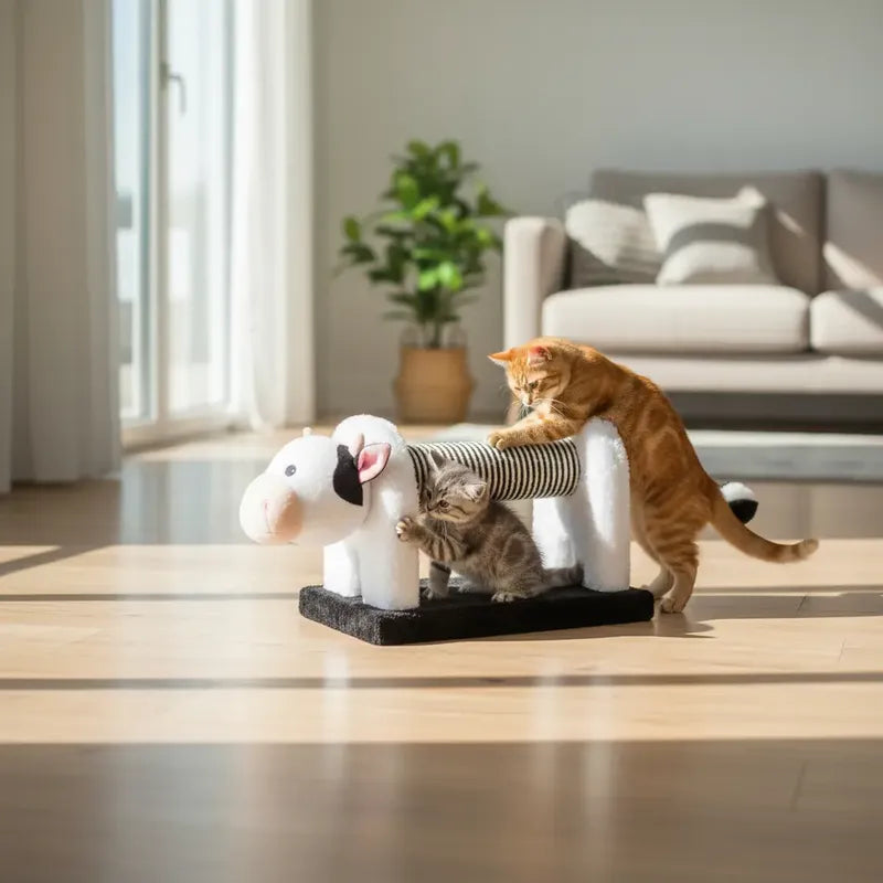 Rascador animalitos con sisal