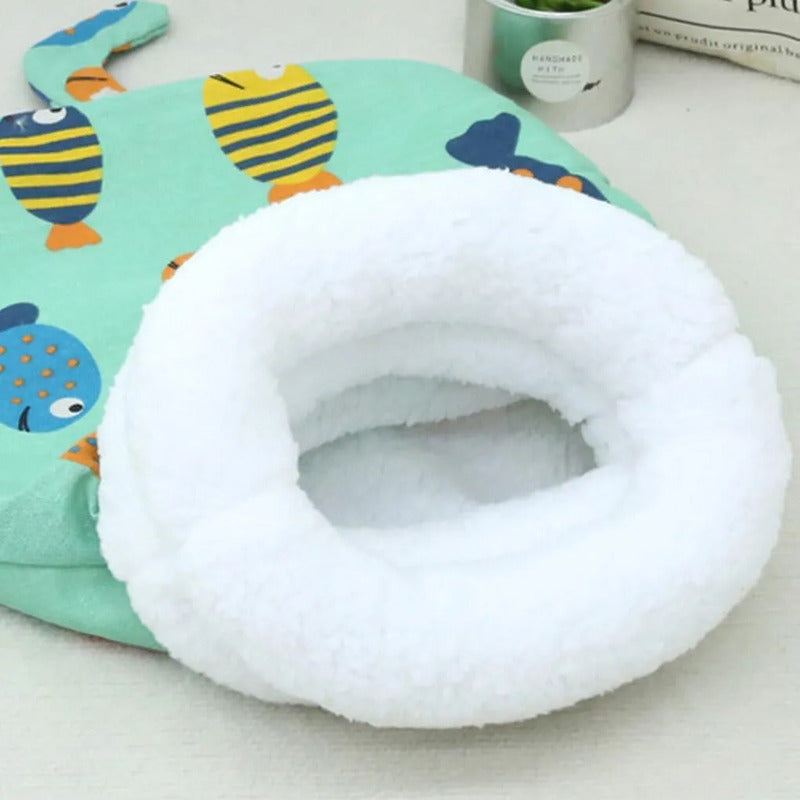 Cama Saco De Dormir Para Gatos Y Mascotas Pequeñas Chiporro Verde