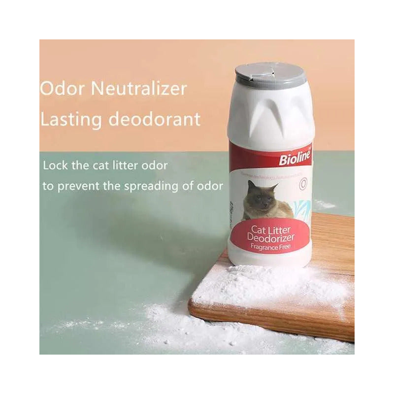 Talco desodorante para arena sanitaria