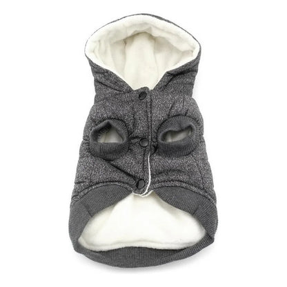 Parka Para Perros Acolchada Winter Talla Xl Gris