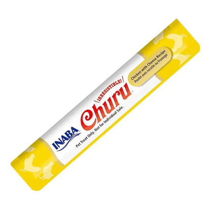 Snack Para Gatos Churu Sabor Pollo Con Queso 4 Tubos