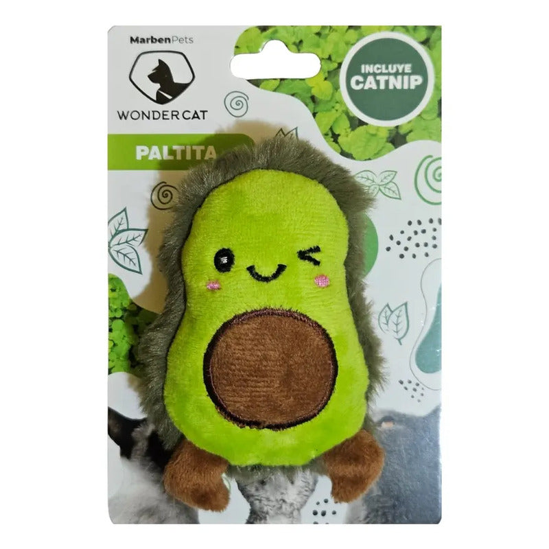 Peluche Para Gatos Paltita Con Catnip 10cm Color Verde