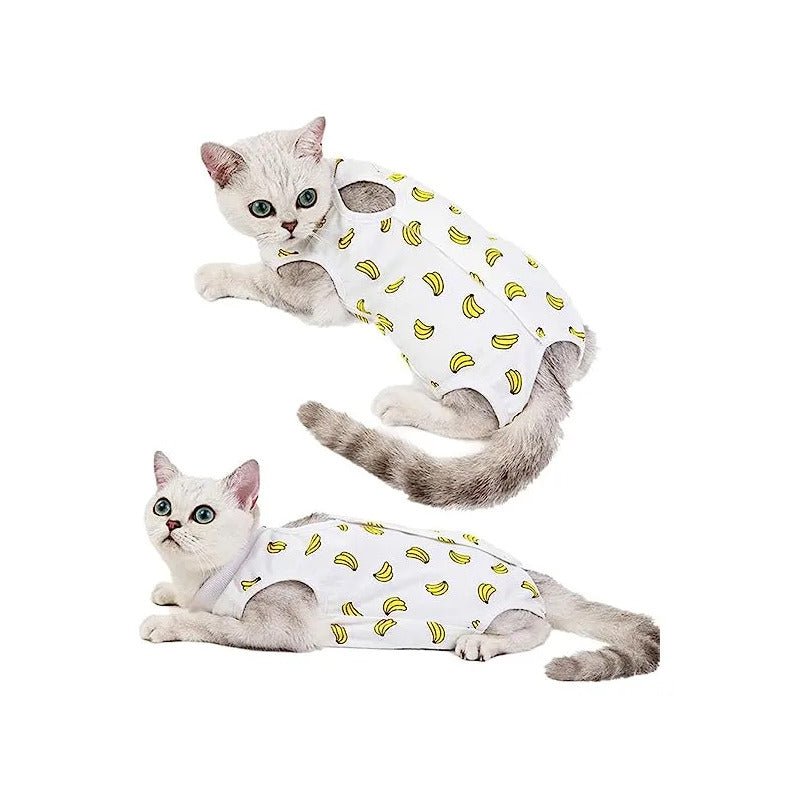 Body Post Operatorio Para Gatos Diseños Variados Talla S