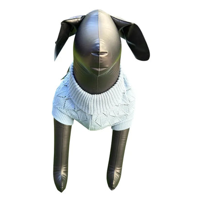 Chaleco tejido talla M celeste
