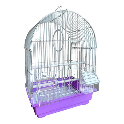 Jaula techo oval morada