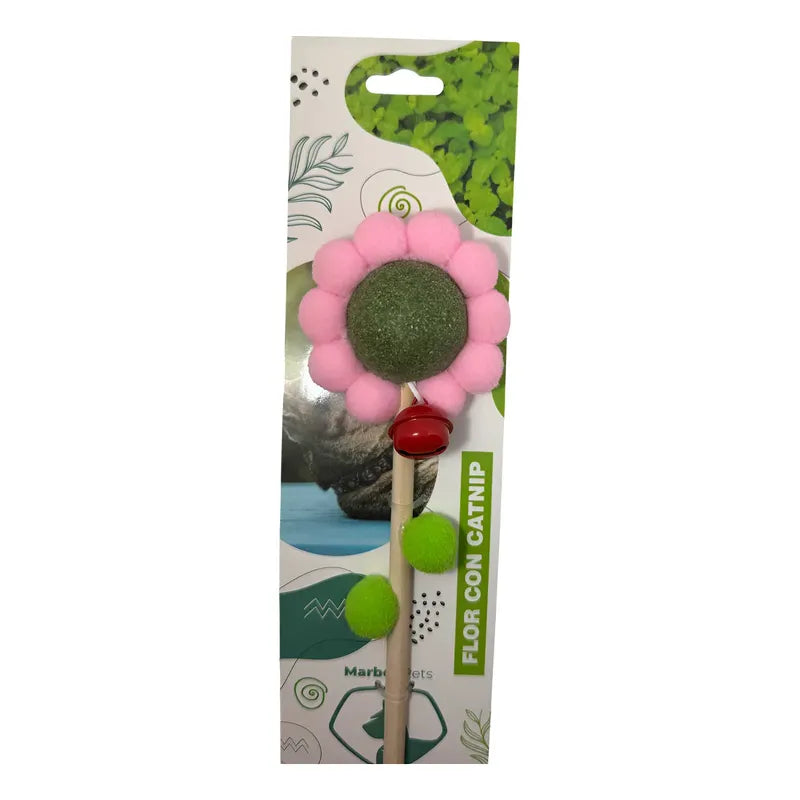 Varilla flor de catnip con cascabel