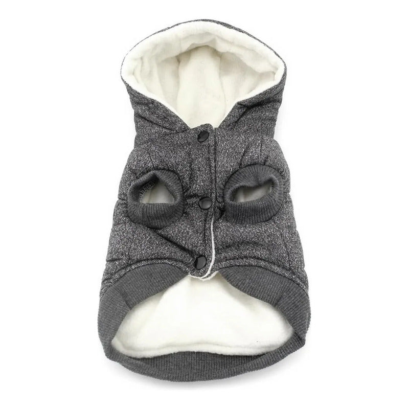 Parka Para Perros Acolchada Winter Talla L Gris