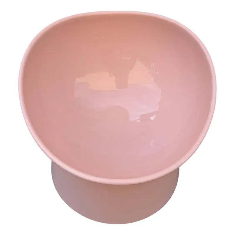 Plato Para Perros Y Gatos Inclinado Elevado Rosa