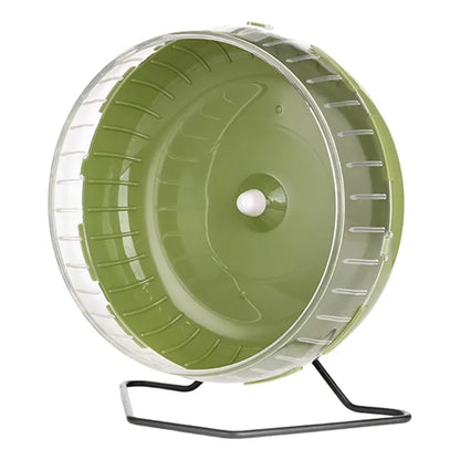 Rueda De Ejercicio Para Roedores 30 Cm Silenciosa Verde