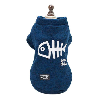Chaleco diseño pez azul talla 3XL