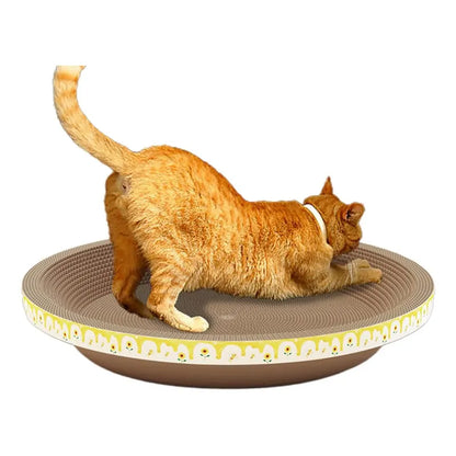 Rascador De Cartón Para Gatos Bowl Cuenco Grande Con Catnip