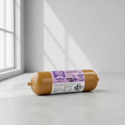 Salchicha de monoproteína pato 150 Gr