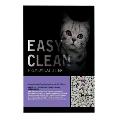 Arena Aglutinante Para Gatos Easy Clean Lavanda 8 Kg