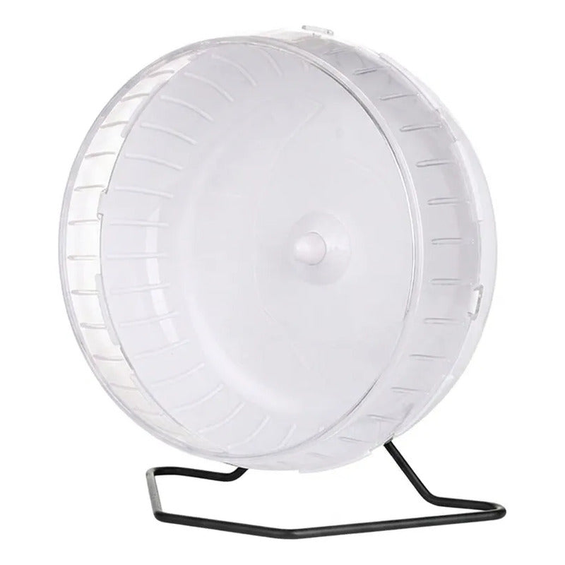 Rueda De Ejercicio Para Roedores 30 Cm Silenciosa Blanco