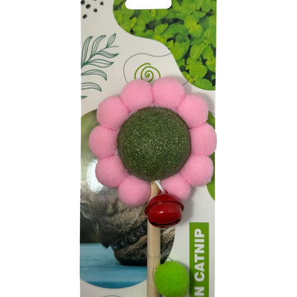 Varilla flor de catnip con cascabel