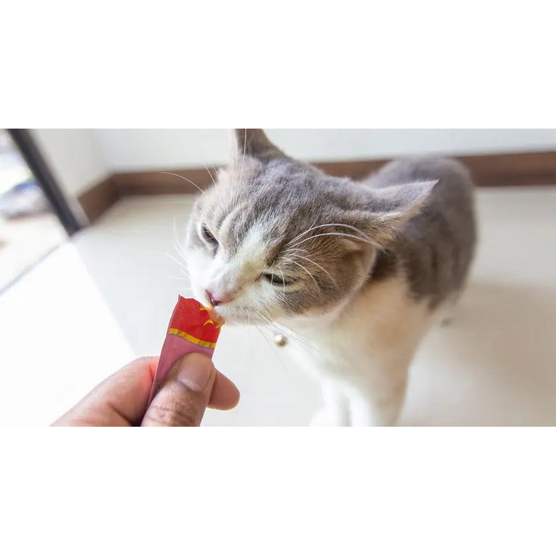 Snack Cremoso Para Gatos Bioline Sabor Pollo 6 Un
